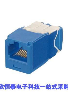 CJK6X88TGBU连接器 《 MINI-COM KEYED MODULE, CAT 6A, U    》