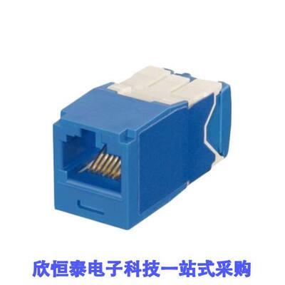 CJK6X88TGBU连接器 《 MINI-COM KEYED MODULE, CAT 6A, U    》