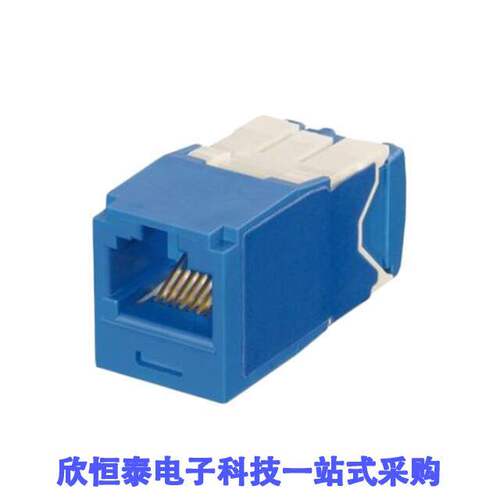 CJK6X88TGBU连接器 《 MINI-COM KEYED MODULE, CAT 6A, U    》