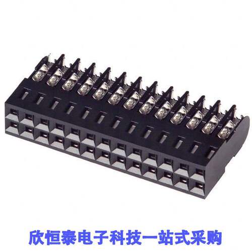 1-102398-1连接器 《 CONN RCPT 26P IDC 22-26AWG GOLD    》