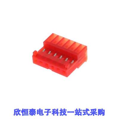 644038-6连接器 《 06P MTA100 CONN ASSY RED 15AU    》