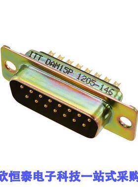 DAM-15P连接器 《 CONN D-SUB PLUG 15POS PNL MNT    》