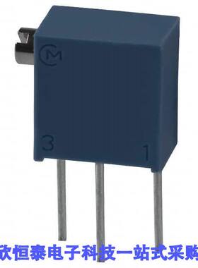 PV37X104C01B00电位计 《 TRIMMER 100K OHM 0.25W PC PIN    》