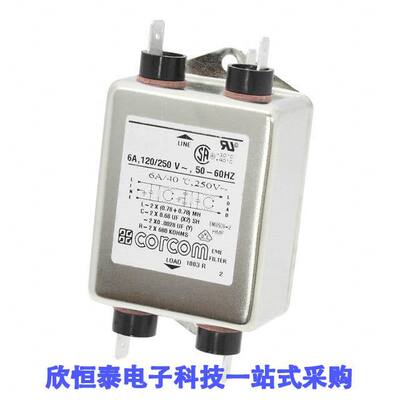 1-6609037-2滤波器 《 LINE FILTER 250VAC 6A CHASS MNT    》