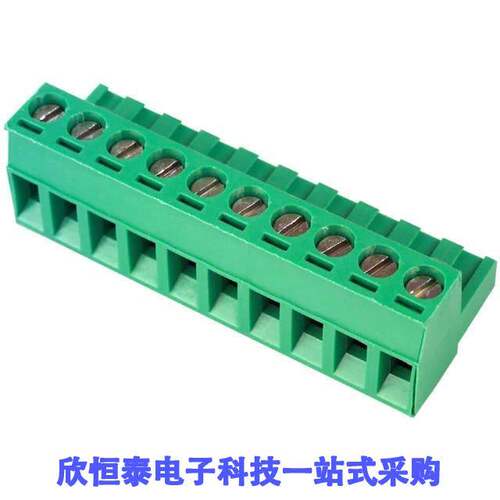 ED950/10连接器 《 TERM BLO【 PLUG 10POS STR 5MM    》