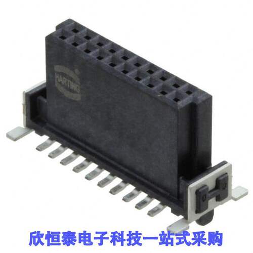 15220202601000连接器 《 CONN RCPT 20POS 0.05 GOLD SMD    》