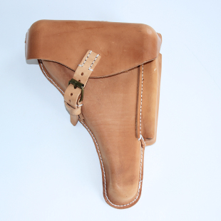 加大版98K乖巧虎鲁格P08枪套玩具纯牛皮复刻二战时期德军模玩枪包