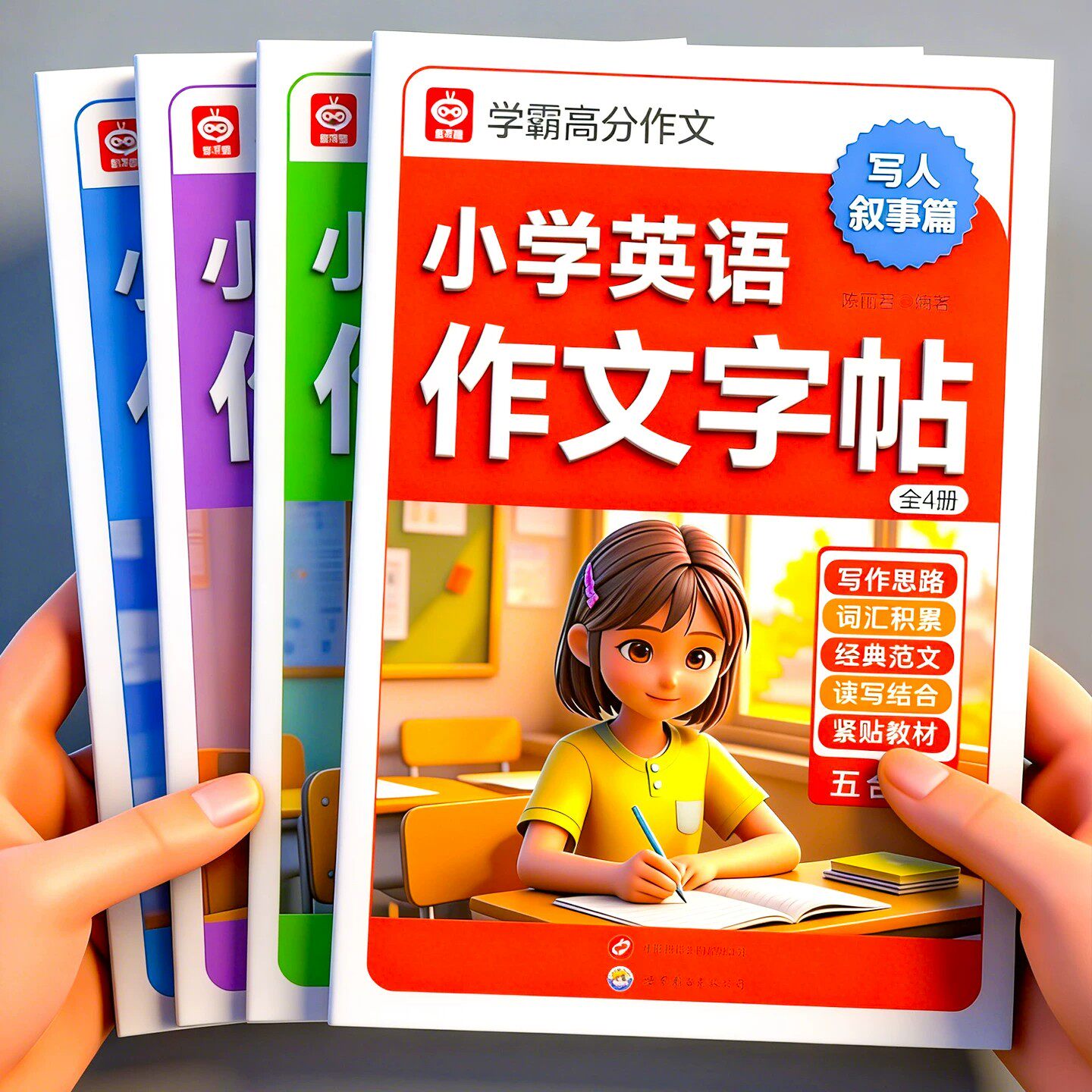 【下单立减50元】小学生英语作文练字帖描红本三四五六年级英文