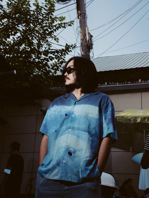 TBRE蝴蝶鲤休闲短袖衬衫