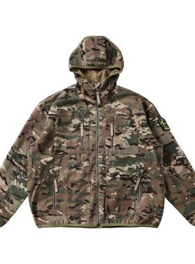 TBRE ARMY｜迷彩拉链连帽外套夹克男士春秋户外宽松