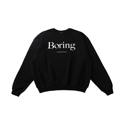 TBREBORING圆领宽松套头卫衣