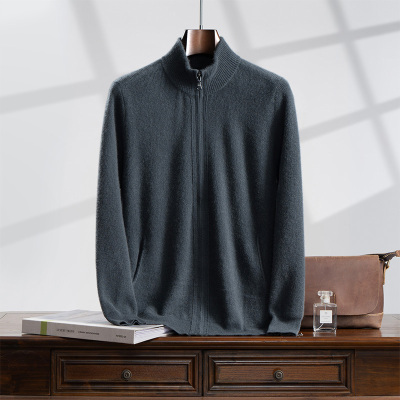 100%纯山羊绒衫男款针织毛衣