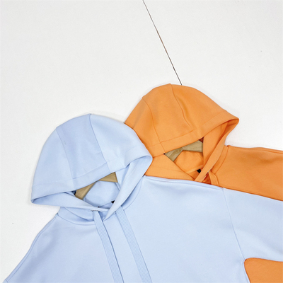 H4软糯莫代尔肤感~外单纯元26春新款女连帽长袖卫衣纯色休闲亮色