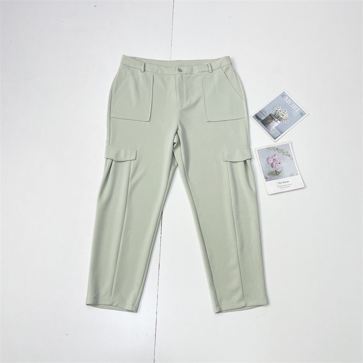 P特惠清仓仅46码大码~德国单轻she外单莫代尔长裤休闲裤 女