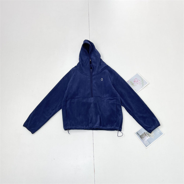 E1仅L码奥粒绒~国内单25冬新款女连帽半拉链卫衣减龄纯色宽松上衣,女装/女士精品,卫衣/绒衫,淘宝优惠券,粉丝福利购,淘宝优惠卷