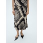 女半身裙时尚 C3佩斯利花纹 外单好货26夏新款 复古高品质中长A字裙