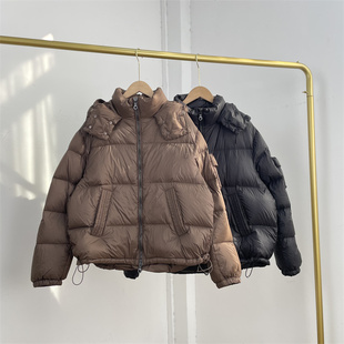 H4江南家好牌~25冬季羽绒服通勤风连帽轻盈白鸭绒保暖情侣款男女