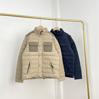 户外极寒系列美国单2025冬季新款男女款拉链羽绒服可拆卸袖子外套