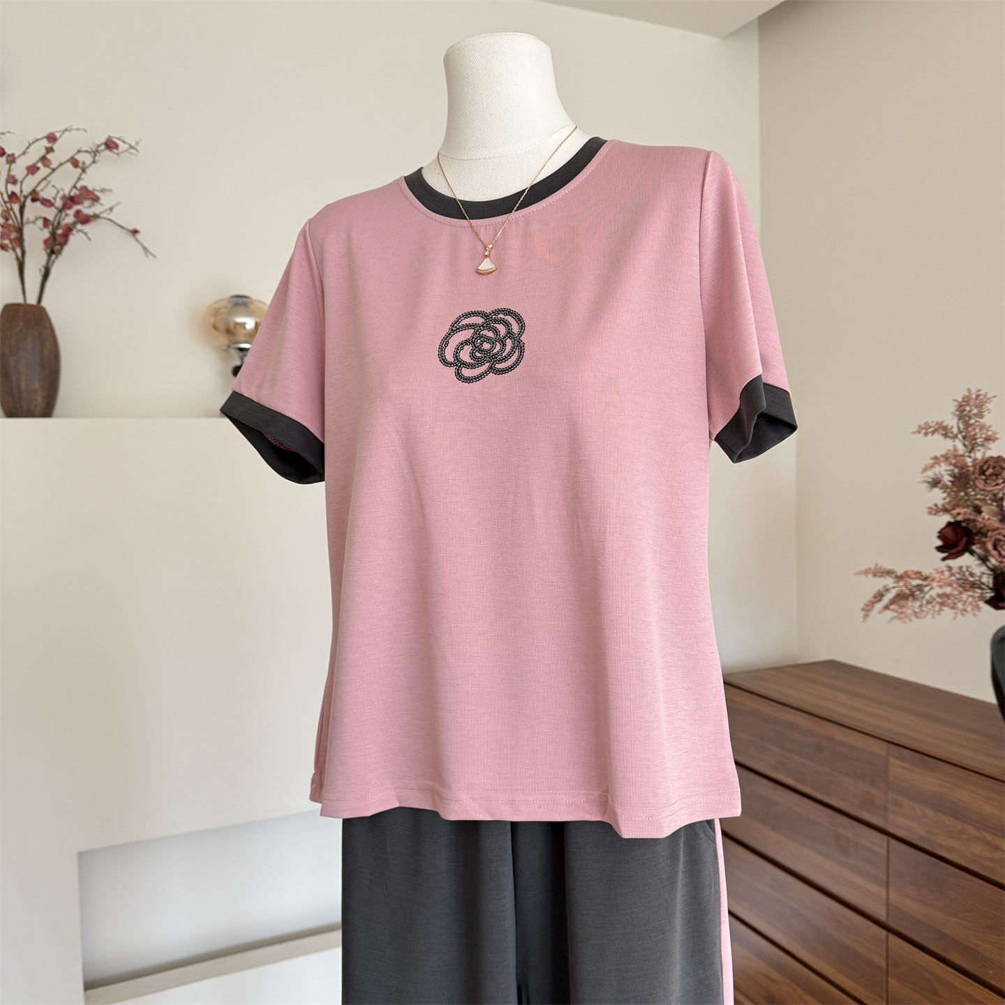 中年妈妈夏季休闲运动服套装