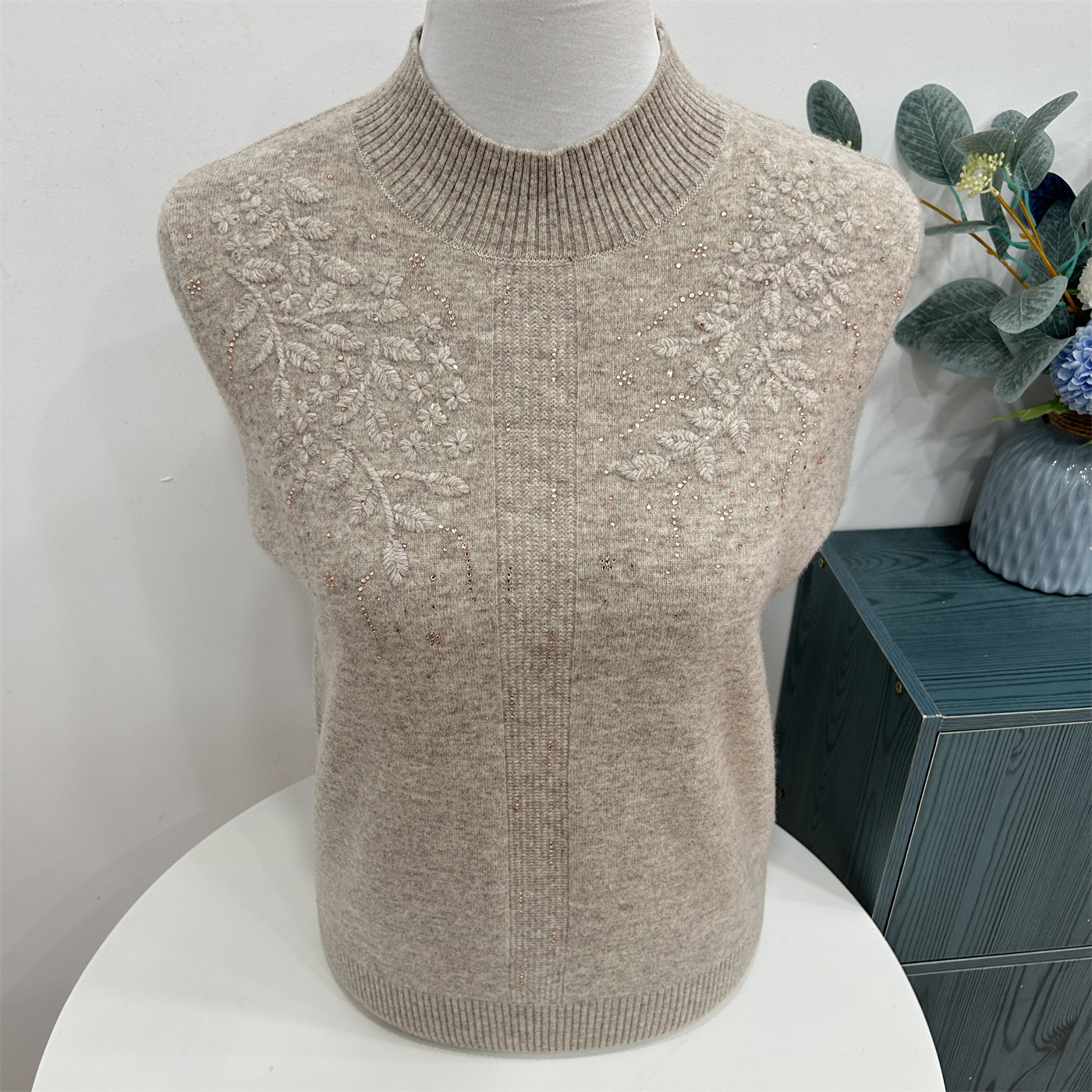 中老年妈妈秋装禾美人羊毛衫