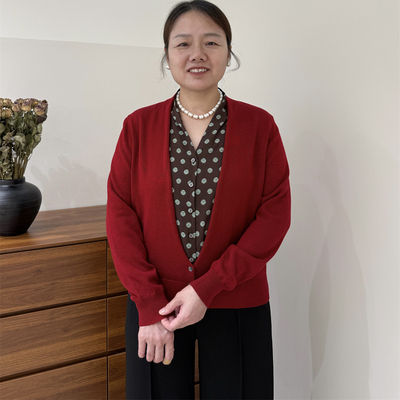 中老年秋季针织小衫妈妈秋装