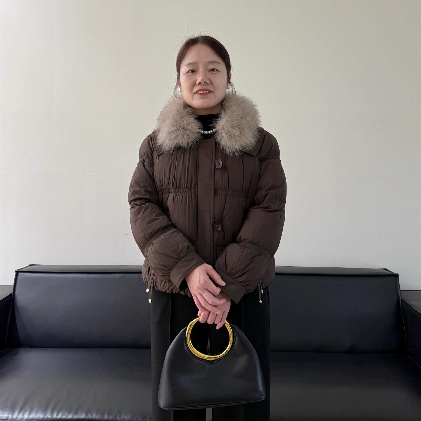 中老年人妈妈冬装羽绒服