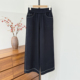 妈妈裤 子 宽松中老年人女裤 子春秋新款 外穿高腰松紧腰直筒秋冬长裤