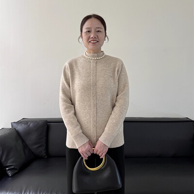 中老年妈妈冬装加绒毛衣