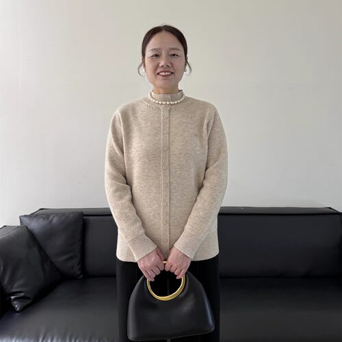 中老年妈妈冬装加绒毛衣