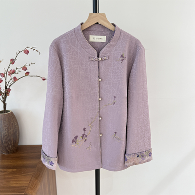 中老年新中式妈妈国风上衣