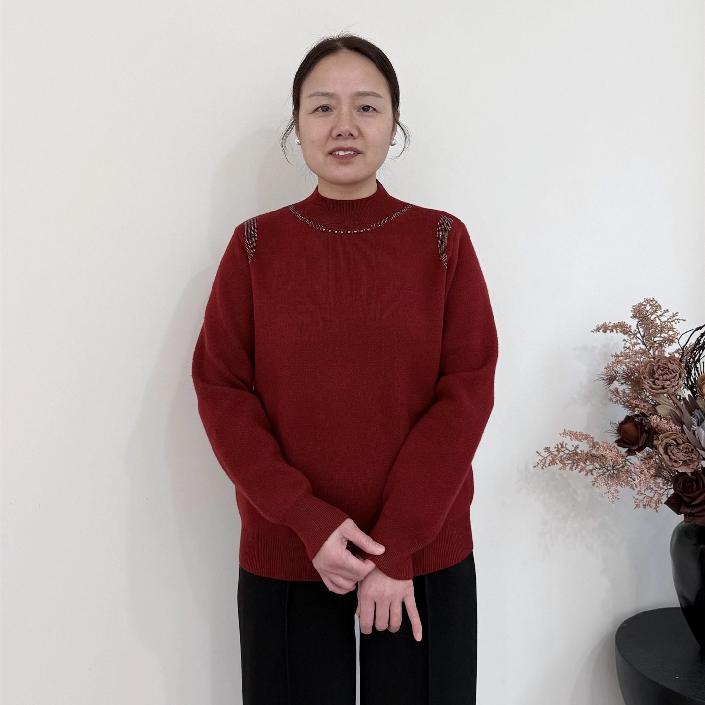 中老年妈妈装加绒打底衫女秋冬保暖内搭半高领时尚百搭针织毛衣冬,女装/女士精品,中老年女装,淘宝优惠券,粉丝福利购,淘宝优惠卷