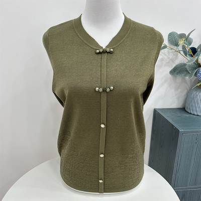 妈妈秋装禾美人毛衣针织打底衫