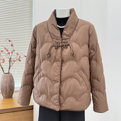 妈妈秋冬装洋气棉服棉袄