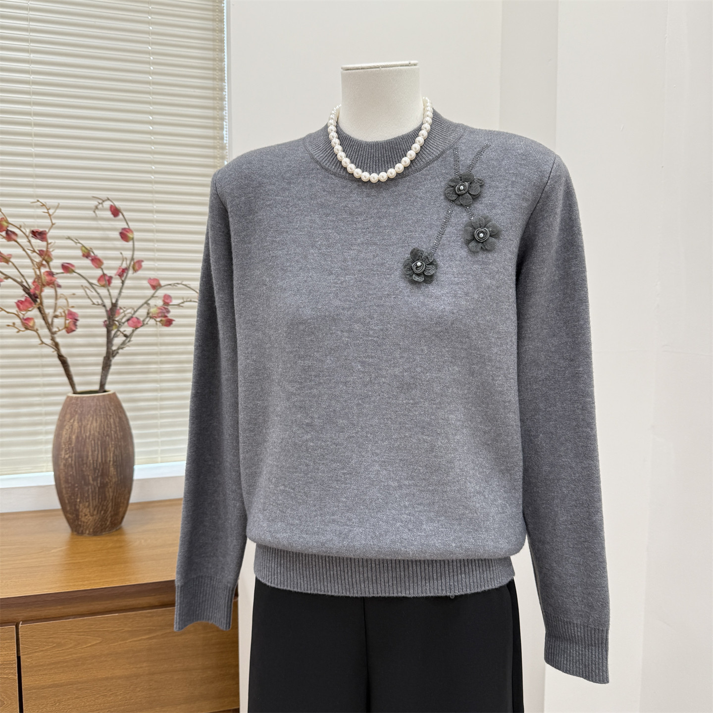 中老年人上衣洋气打底衫