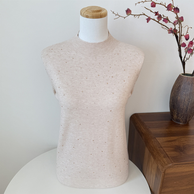 中老年女装宽松长袖针织衫