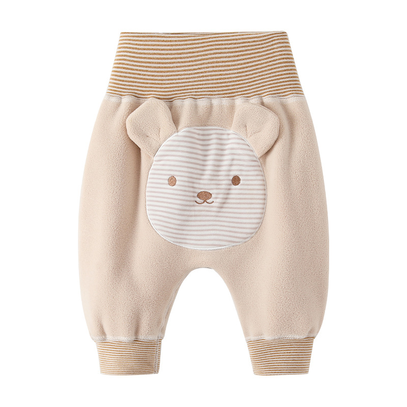 三折品牌清仓撤柜婴幼儿秋冬季加绒加厚保暖宽松裤哈伦裤高腰裤