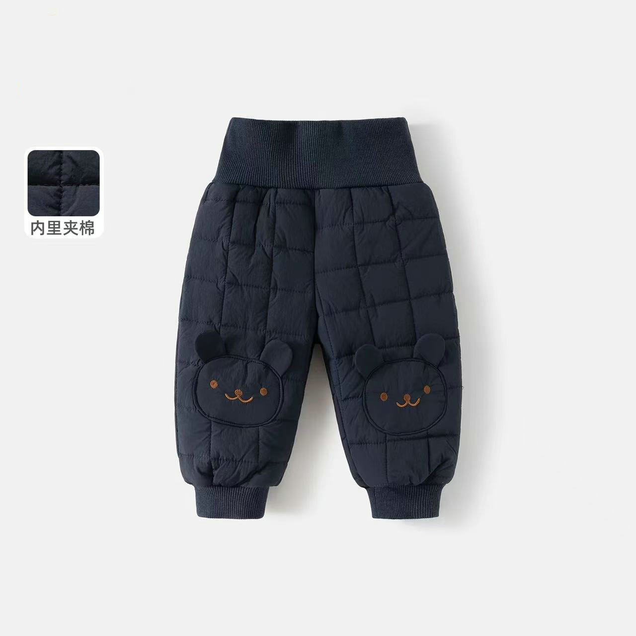 三折品牌清仓撤柜婴幼儿秋冬季宝宝可爱卡通外穿裤子保暖长裤棉裤