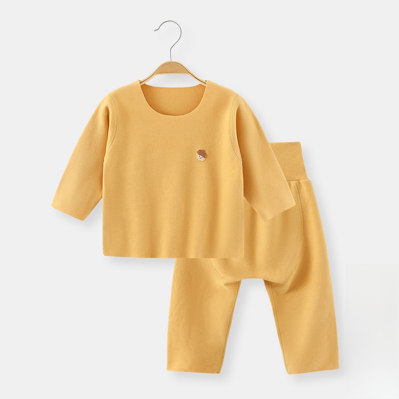 三折品牌清仓撤柜亲子装婴幼儿秋冬季德绒婴儿裤分体衣服高腰套装