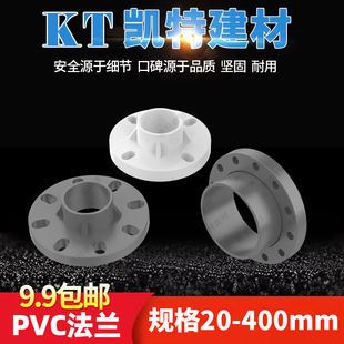 连体法兰 给水管 片 110 PVC 一体 法兰