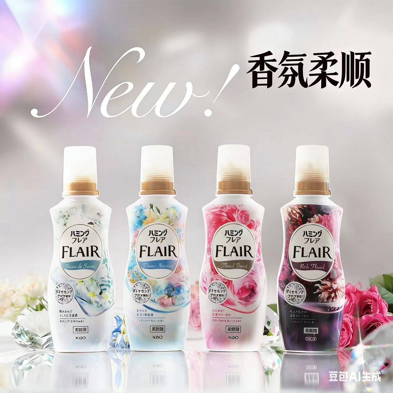 正品日本进口衣物柔顺剂