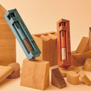 日本uni三菱jetstream限定karimoku木柄4合1多功能笔圆珠笔中油笔