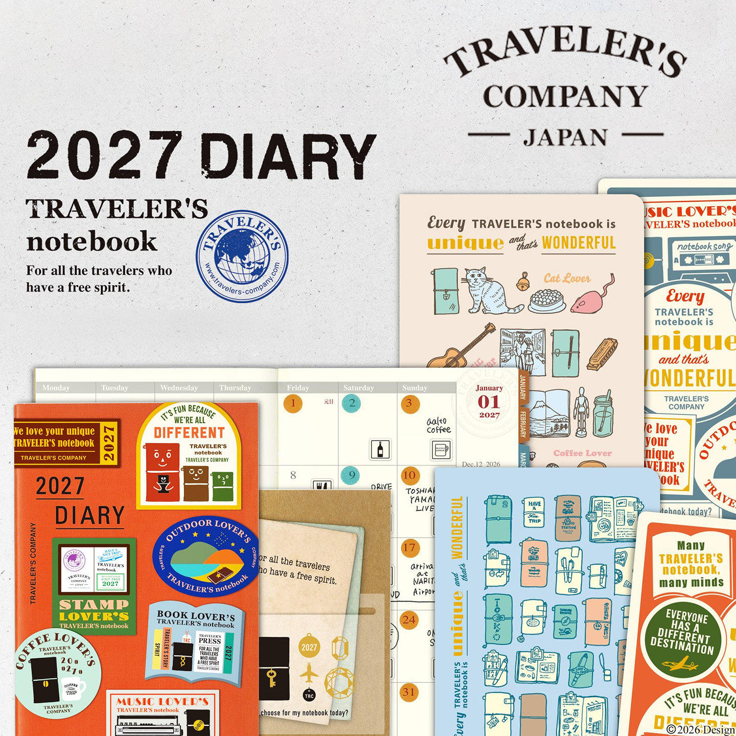 旅行者TRC2027护照标准手帐内芯图片
