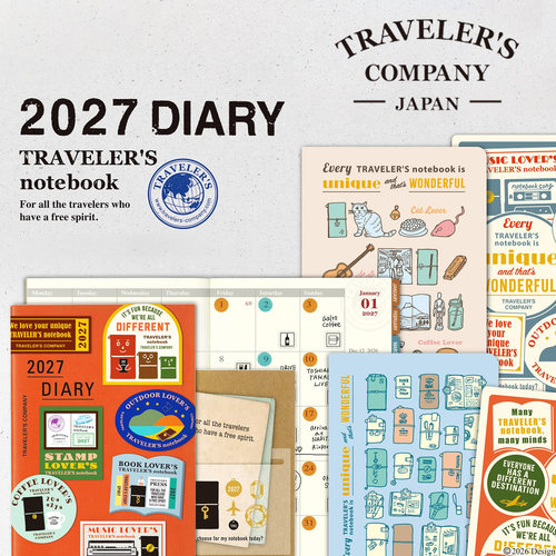 旅行者TRC2027护照标准手帐内芯