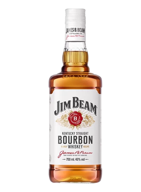 金宾波本威士忌700ml*1瓶装西班牙进口JimBeam洋酒白占边