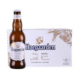 比利时福佳白啤酒330ml*24瓶进口Hoegaarden精酿小麦整箱临期清仓
