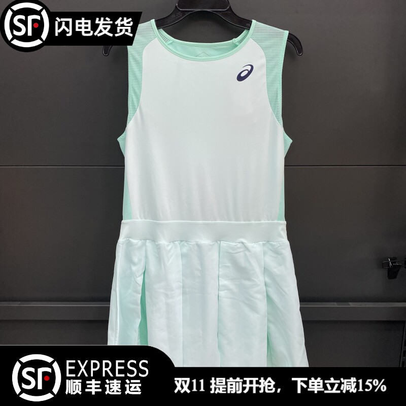 亚瑟士网球服连衣裙女款澳网法网带运动内衬时尚无袖2042A210-414