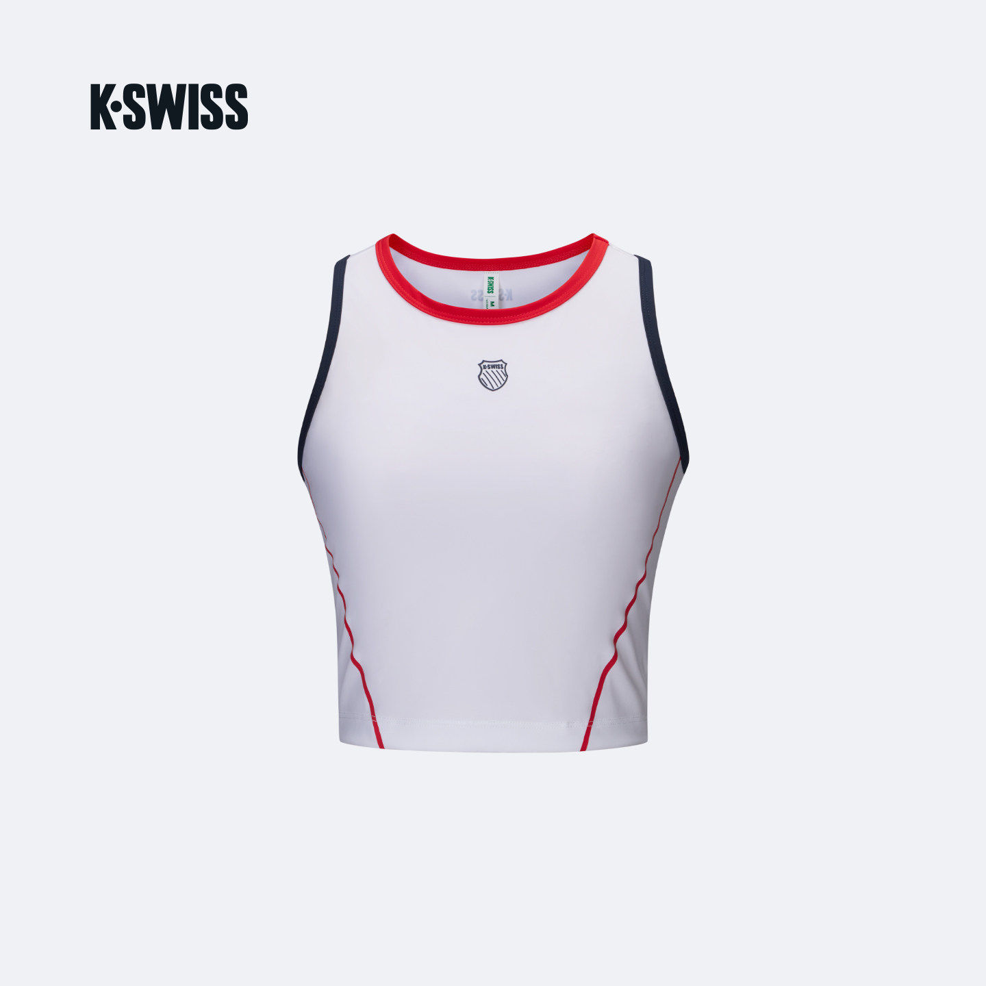 KSWISS盖世威2026新款网球撞色运动背心女深蓝色修身无袖网球上装,运动/瑜伽/健身/球迷用品,网球上装,淘宝优惠券,粉丝福利购,淘宝优惠卷