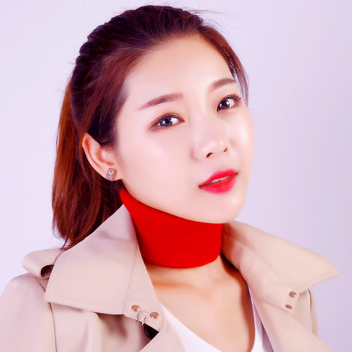 羊绒男女秋冬针织护颈椎假领子