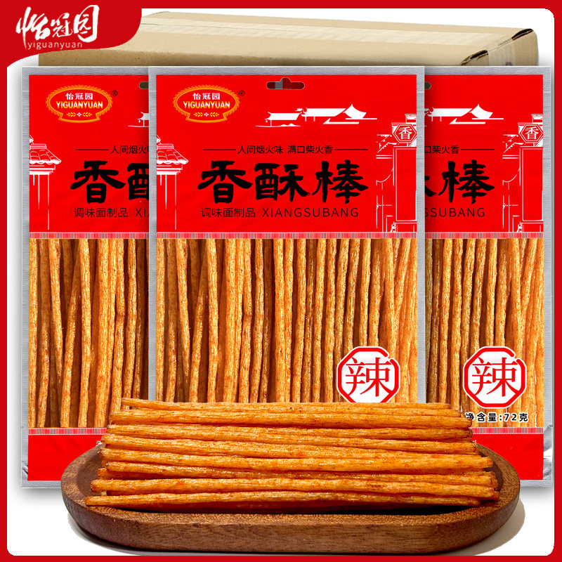 怡冠园香酥72g调味面制品辣棒