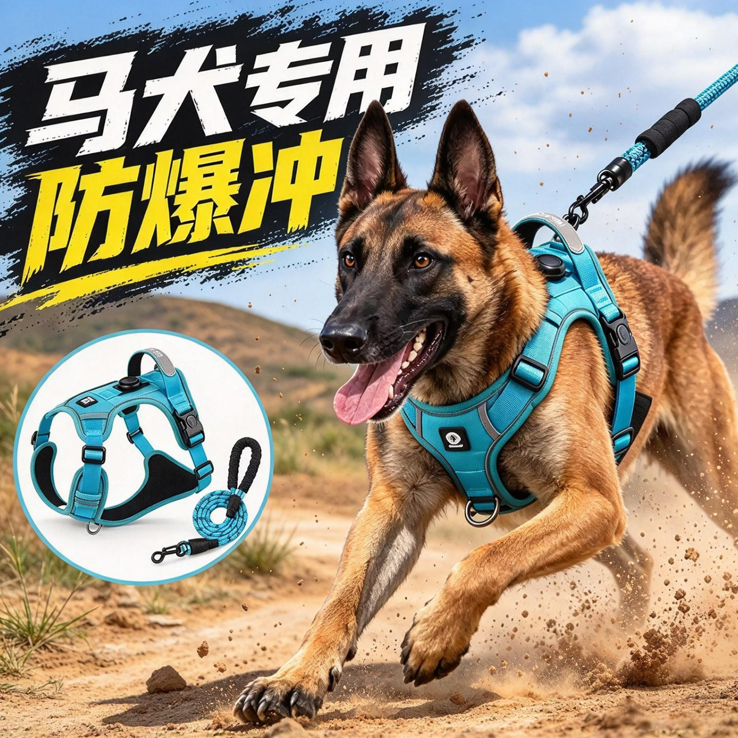 狗狗爆冲拽倒你,还在用旧胸背吗